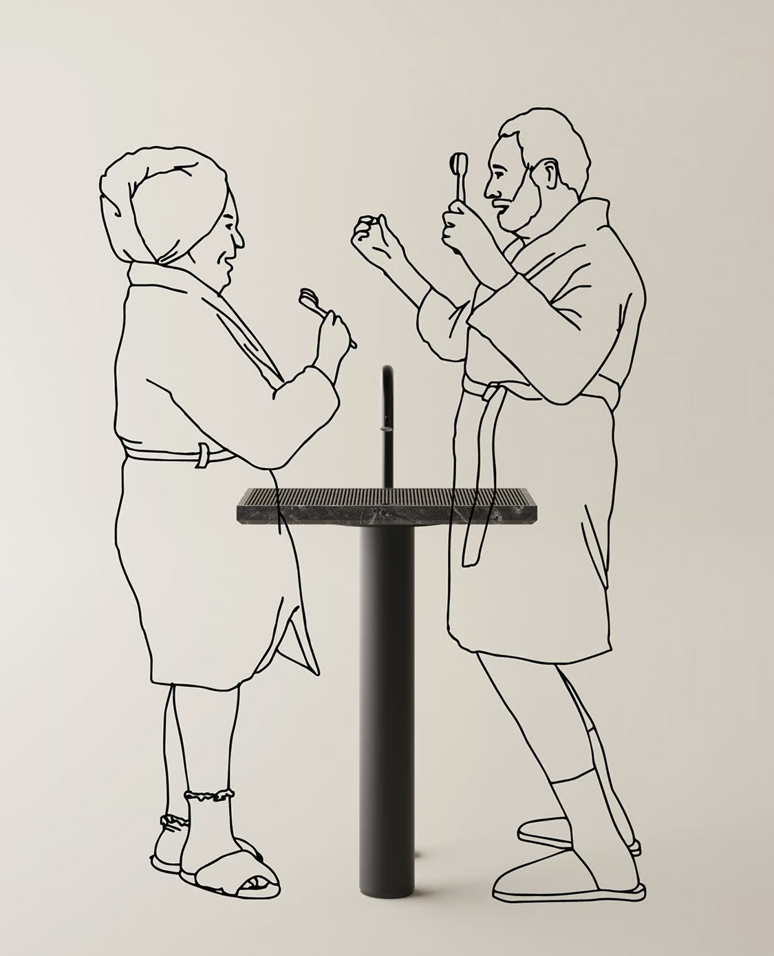 AGAPE ELL A COLONNA_kolekcia Ell_design Benedini Associati