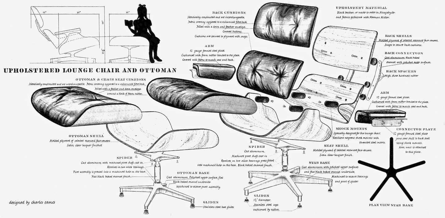 Vitra, Lounge Chair, Charles & Ray Eames 1956